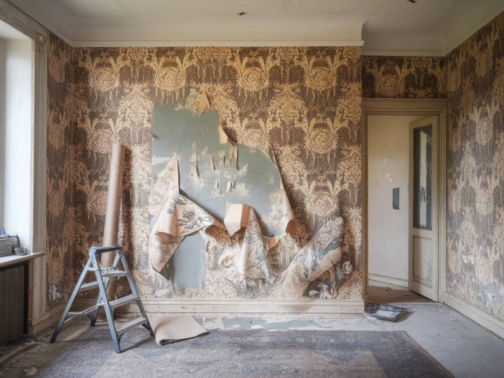 How to safely remove old wallpaper and prep walls for painting