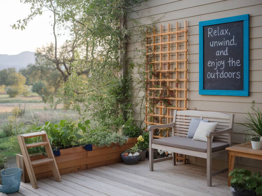 Tips for creating a relaxing outdoor space with DIY projects